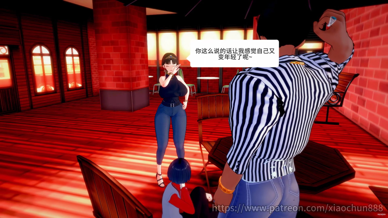 (XIAOCHUN) 迪娜泽黛 NTR 1 - Free hentai video