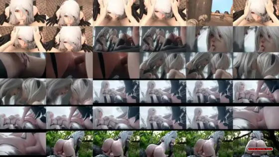 Yorha A2 Nier Automata Sex Compilation – Hot Fuck Scenes (by Tatu30) - Free hentai video