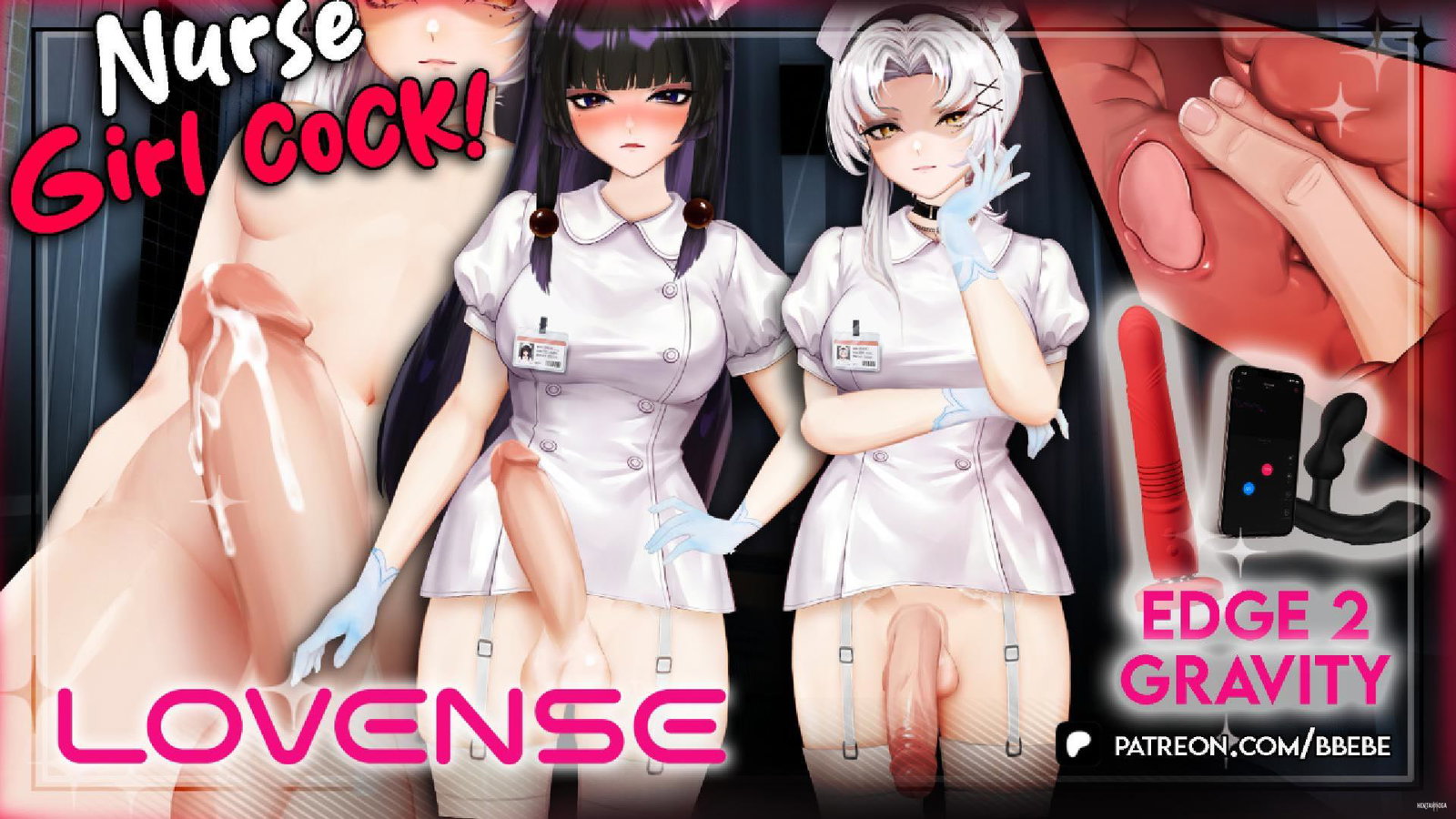 Your Futa Nurses Do a Prostate Check on You With Their Cocks - Free hentai video
