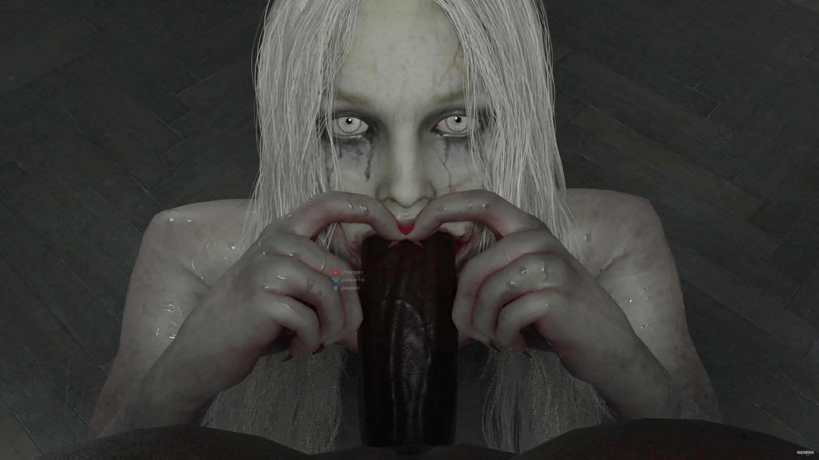 zombie singer hearth blowjob (BLACK) - Free hentai video