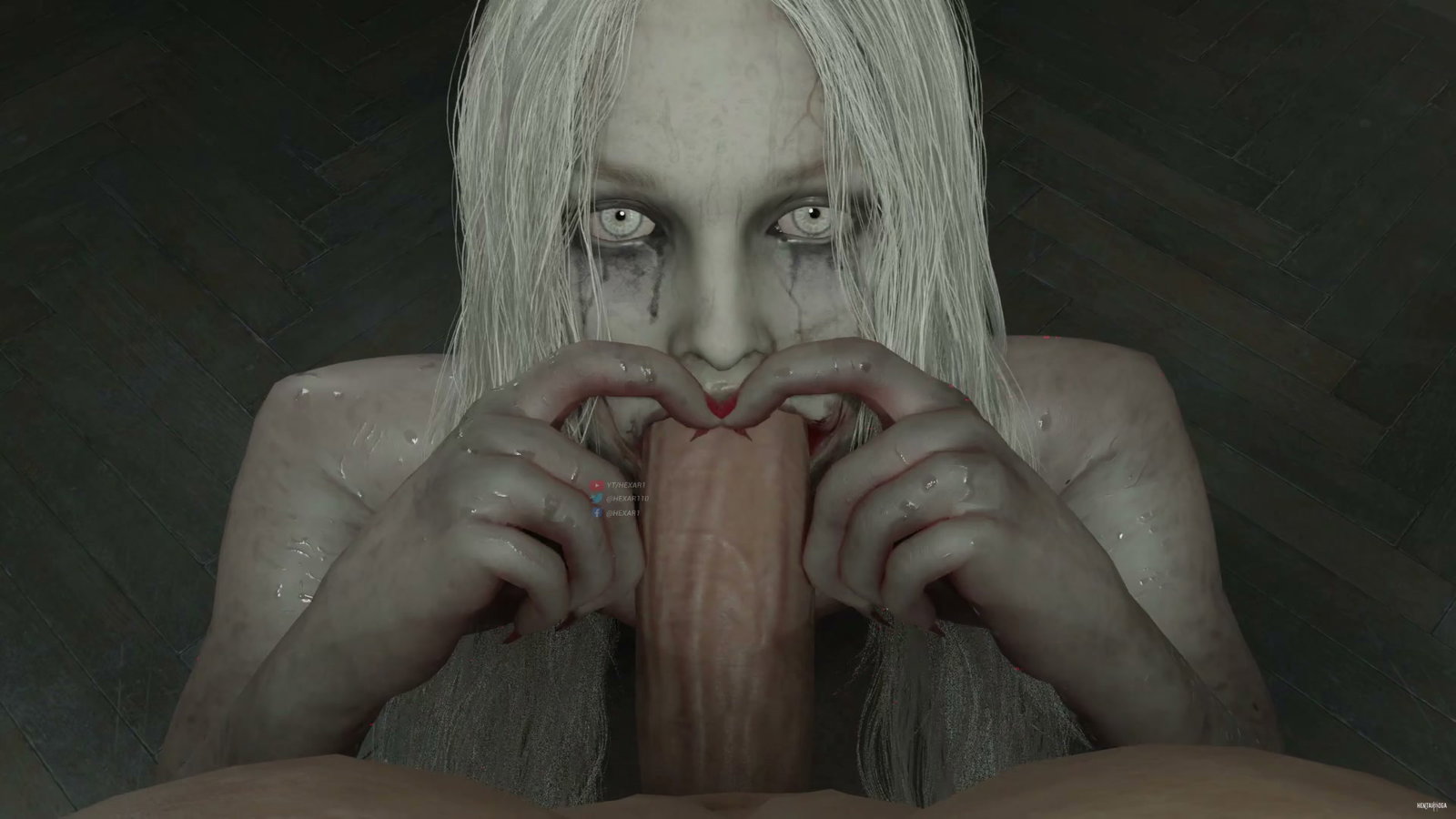 zombie singer hearth blowjob (WHITE) - Free hentai video