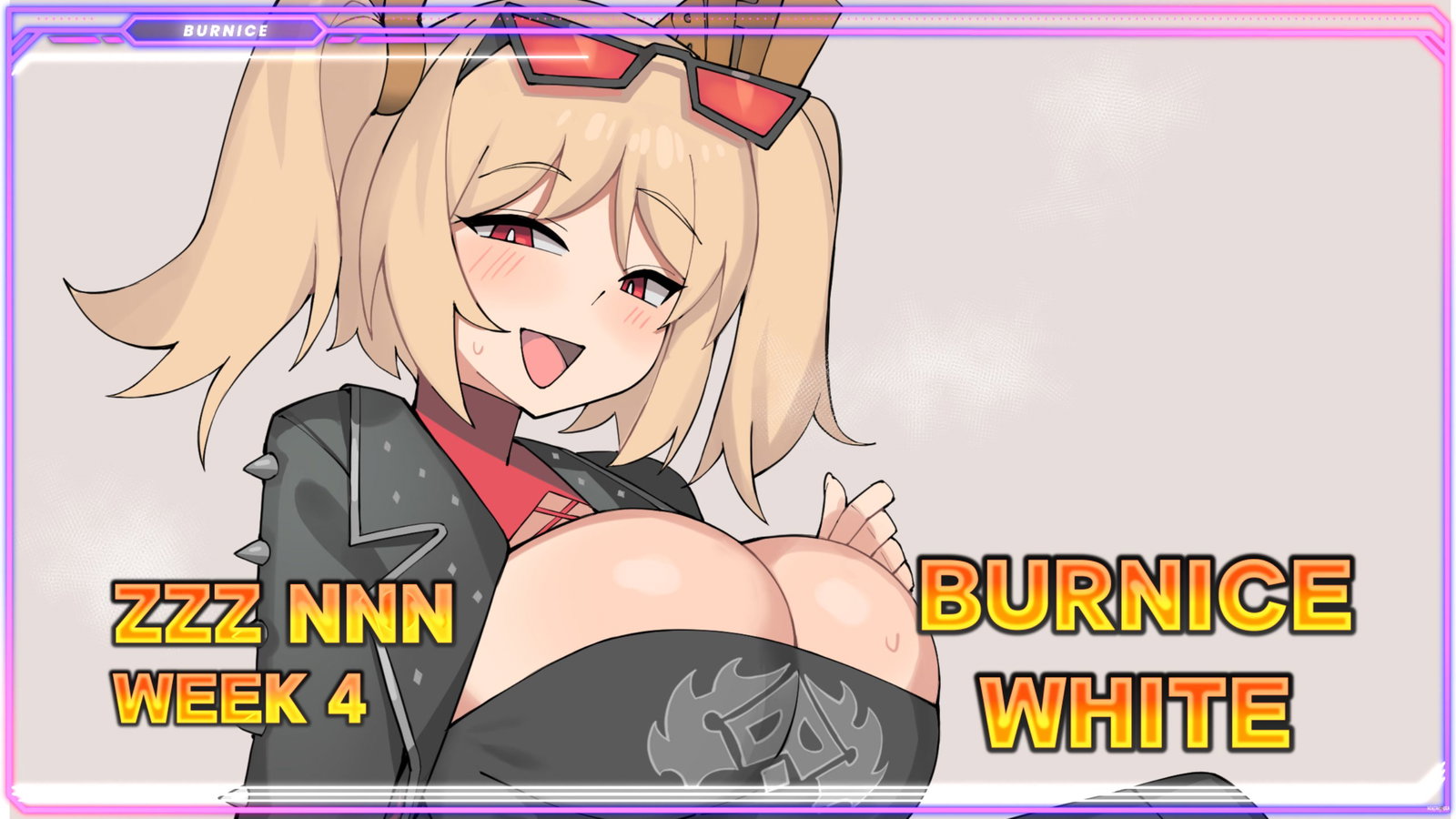 (ZZZ NNN Week 4) Burnice White (Femdom, Whore, Possible Denial, Mild Yandere) - Free hentai video